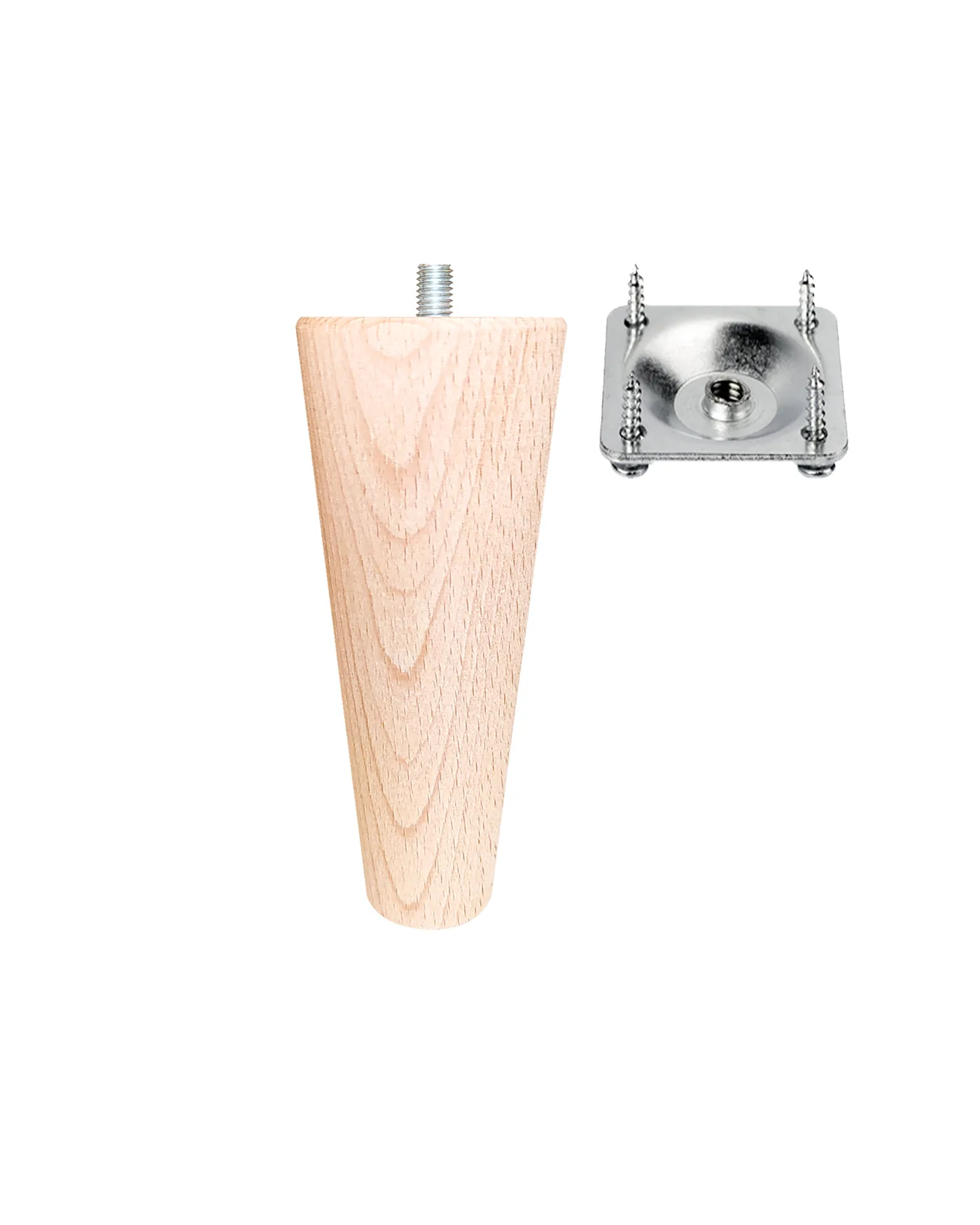Konik ayak- Mobilya ayağı - kalınlık: 5.5 cm 